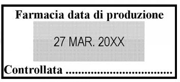 Trodat Classic Datario con piastra 2910/P03
