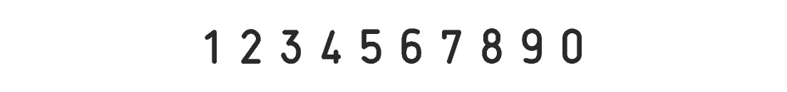 Trodat Classic 15410 Numeratore - 4 mm - 10 colonne