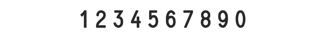 Trodat Classic 15510 Numeratore - 5 mm - 10 colonne