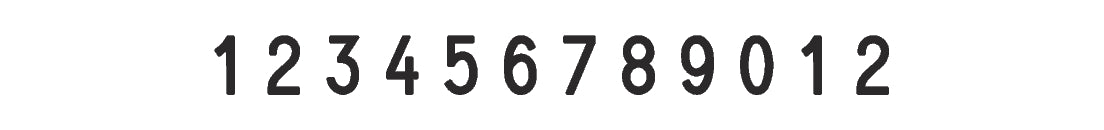 Trodat Classic 15512 Numeratore - 5 mm - 12 colonne