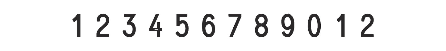 Trodat Classic 15712 Numeratore - 7 mm - 12 colonne