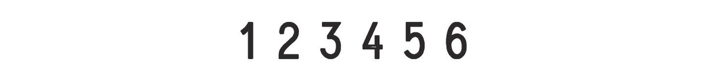 Trodat Classic 1576 Numeratore - 7 mm - 6 colonne