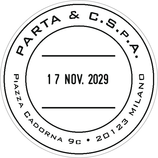 Trodat Printy Datario 46145 - 45 mm Ø - 3+3 righe