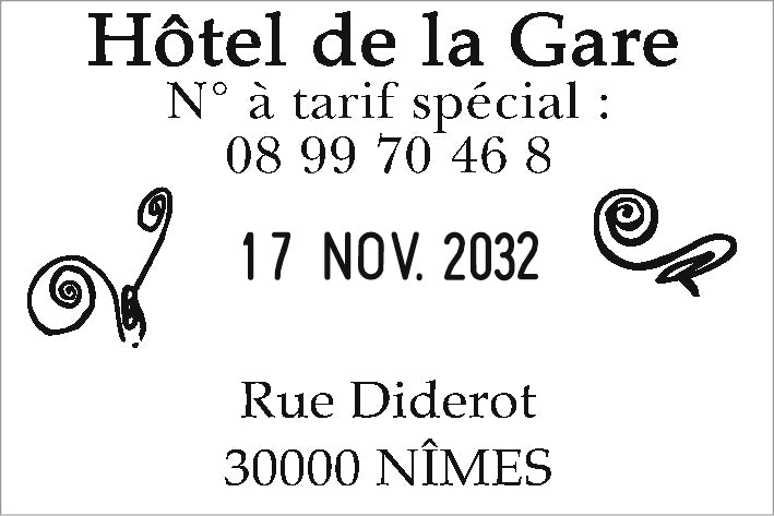 Trodat Printy Datario 4727 - 60 x 40 mm - 3+3 Righe - Data Centrale