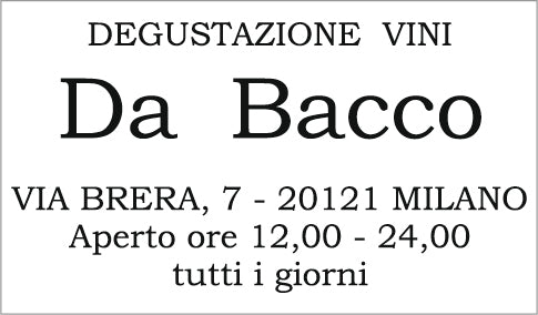 Piastra di Testo per Trodat Professional 5200 - 41 x 24 mm - 5 righe