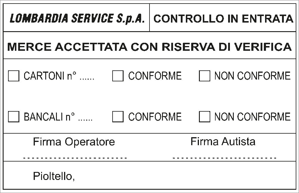 Piastra di Testo per Trodat Professional 5211 - 85 x 55 mm - 12 righe