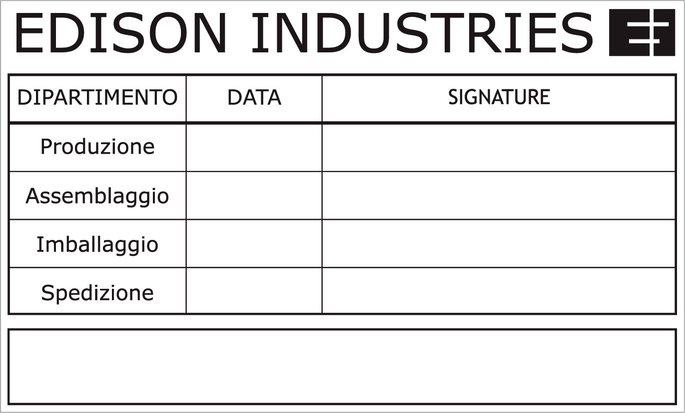 Piastra di Testo per Trodat Professional 5212 - 116 x 70 mm - 14 righe