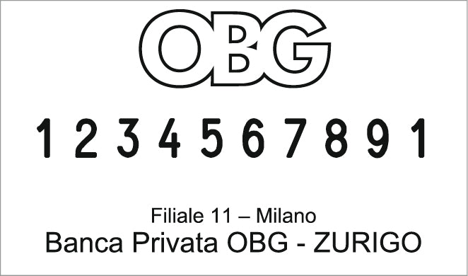 Piastra di Testo per Trodat Professional Numeratore 55510PL - 10 bande - 2+2 righe