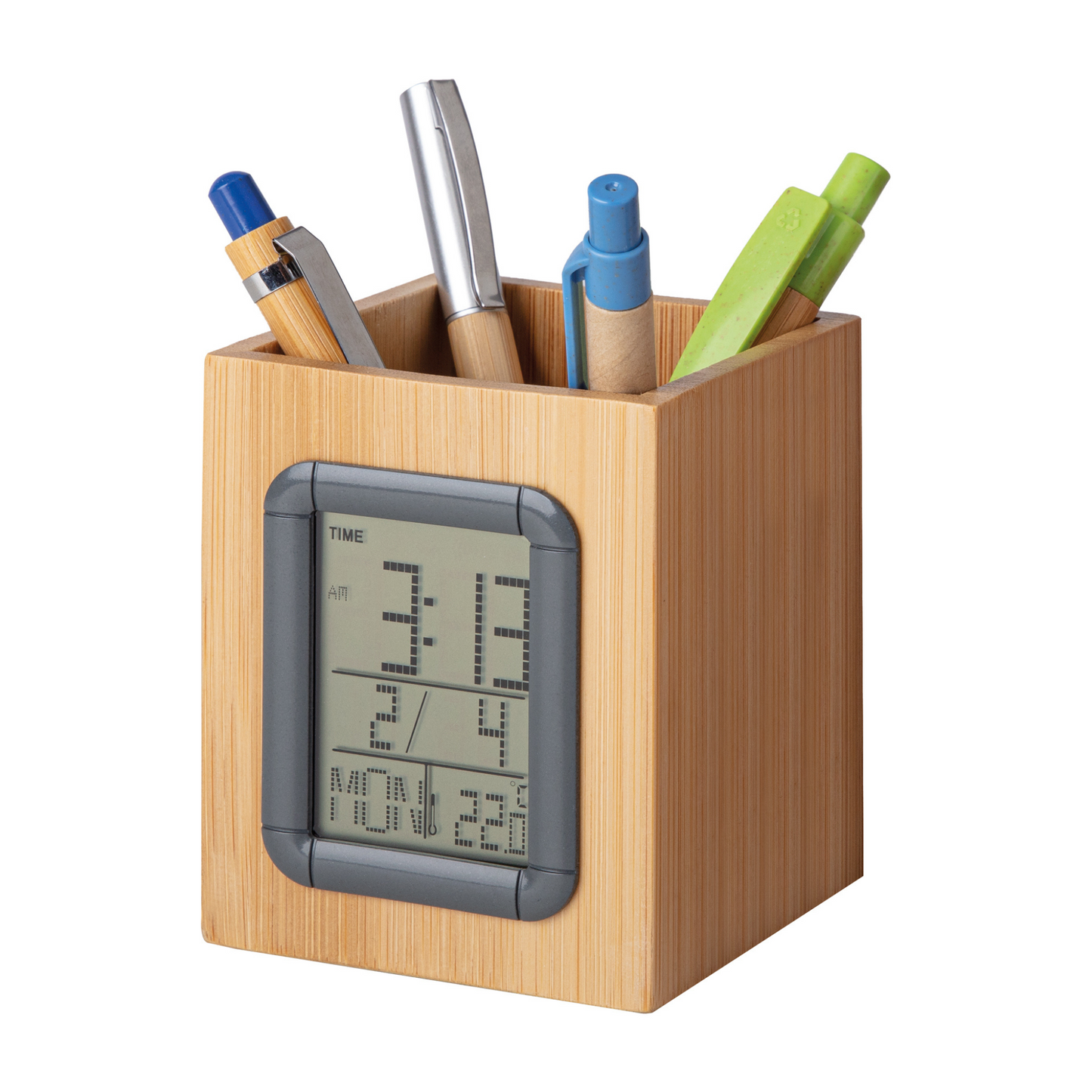 Digital Pen Holder - Porta Penne Digitale in Bamboo (1 pz)