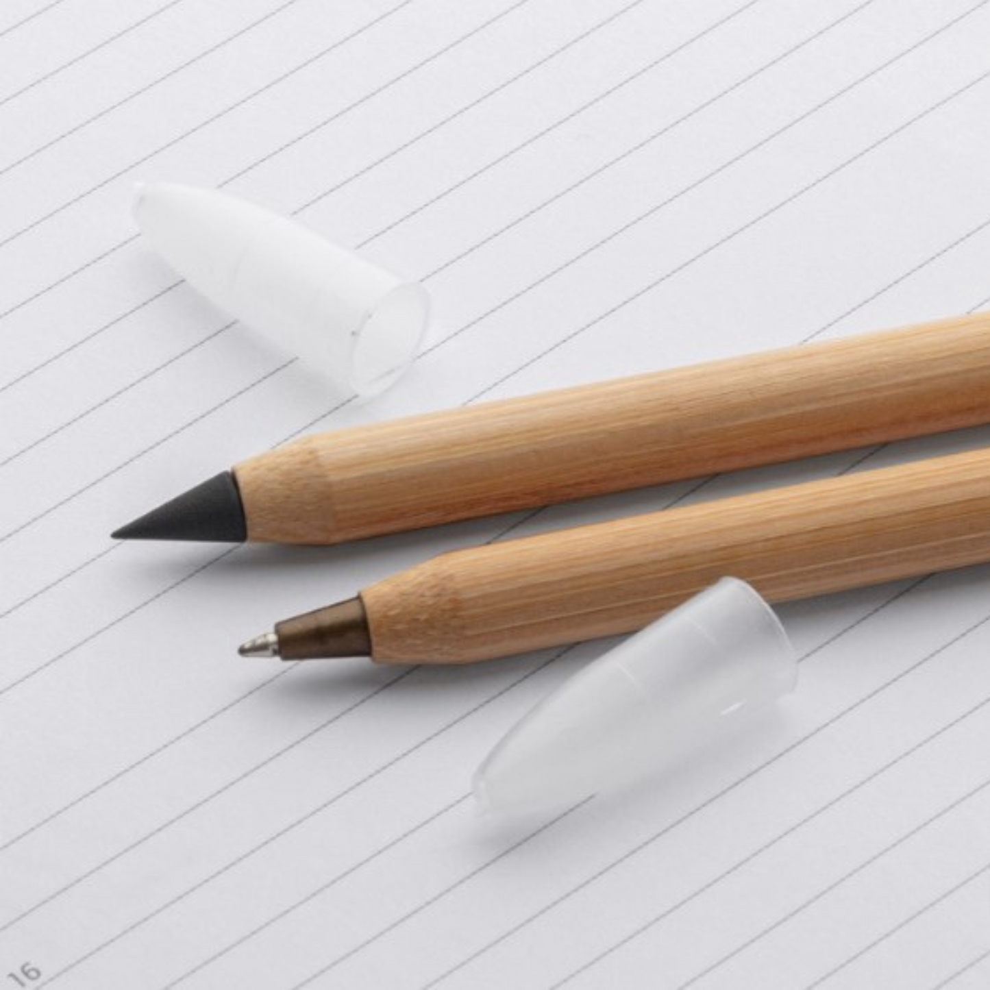 Due in Uno - Matita Inesauribile e Penna a Sfera in Bamboo (50 pz)