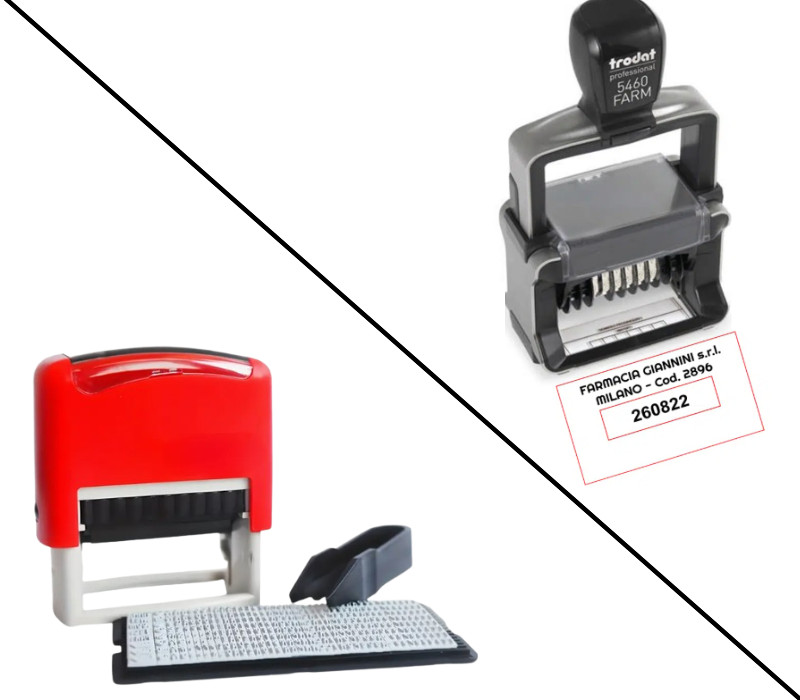 Differenze tra timbro componibile e personalizzato: quale conviene?