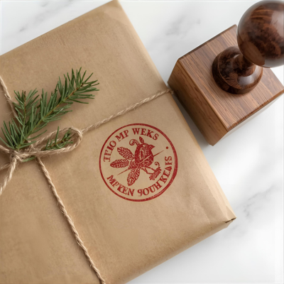 Idee regalo con timbri personalizzati per il Natale