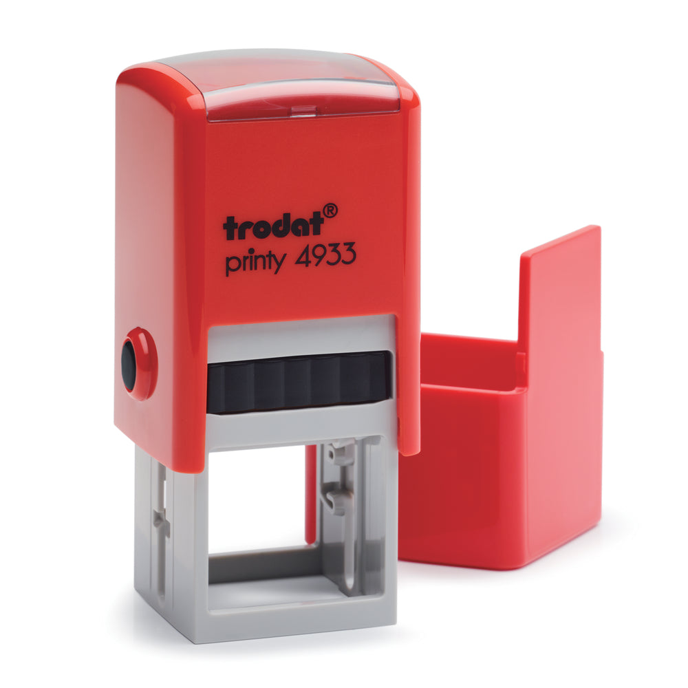 Timbro Automatico Printy 4913 Trodat - Personalizzabile Con 5 Righe Di Testo, Inchiostro Nero Incluso