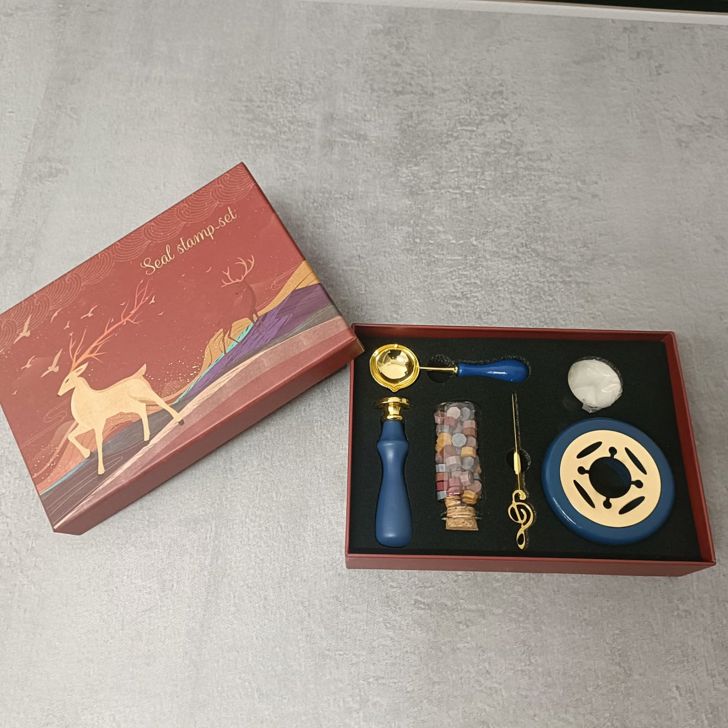Set per Sigillo Ceralacca con Fondi Cera Incluso
