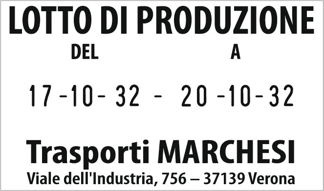 Trodat Professional Doppio Datario 5466/PL - 56 x 33 mm - 2+2 righe