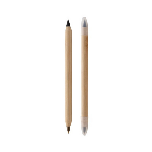 Due in Uno - Matita Inesauribile e Penna a Sfera in Bamboo (50 pz)