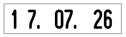 Trodat Classic Datario 1014